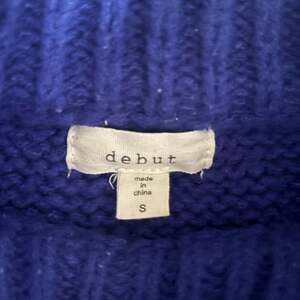 A New Day Blue Chunky Cable Knit Turtleneck Sweater